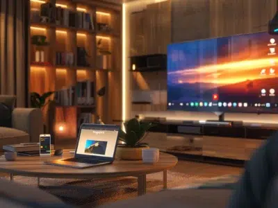 diffuser contenu sur télévision